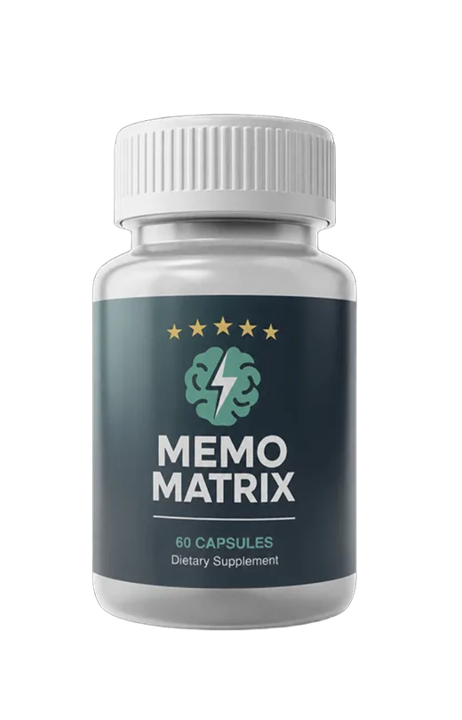 MemoMatrix natural nootropic memory supplement bottle, an example of the stimulant-free daily-support option